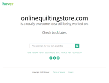 Tablet Screenshot of onlinequiltingstore.com